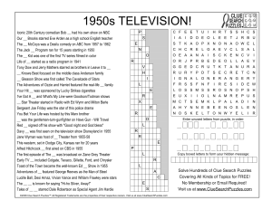 1950s television trivia quiz