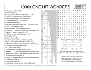 1990s one hit wonders trivia quiz