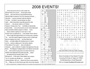 2008 events trivia quiz