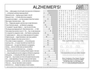 alzheimers trivia quiz