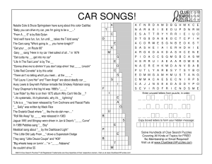 car songs trivia quiz