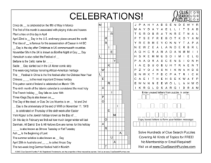 celebrations trivia quiz