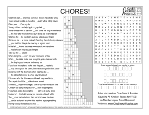 chores trivia quiz