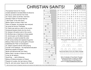 christian saints trivia quiz