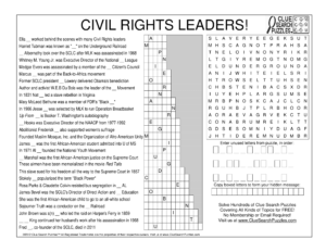 civil rights laders trivia quiz