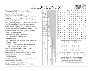 color songs trivia quiz