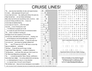 cruise lines trivia quiz