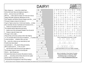 dairy trivia quiz