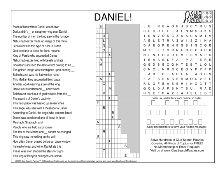daniel trivia quiz