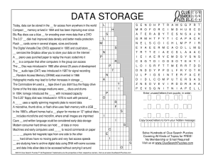 data storage trivia quiz