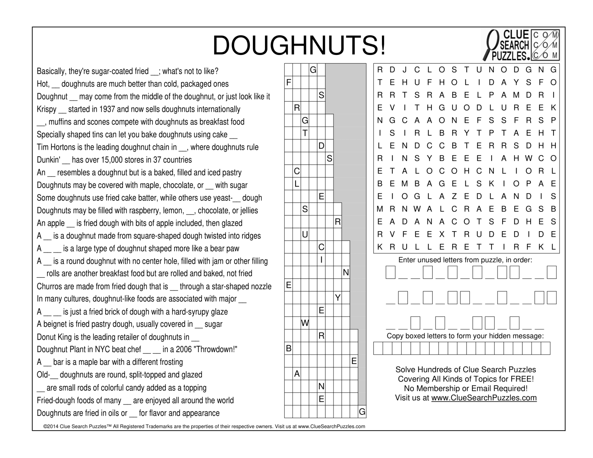 DOUGHNUTS TRIVIA QUIZ