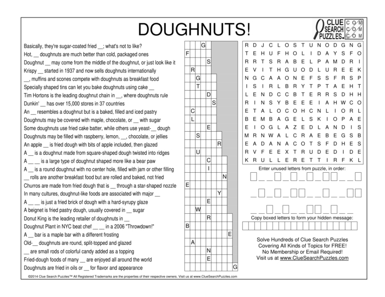 doughnuts trivia quiz
