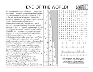 end of the world trivia quiz