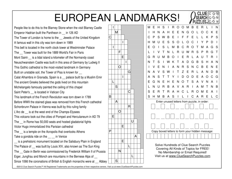 european landmarks trivia quiz