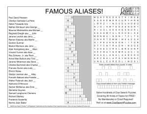 famous aliases trivia quiz