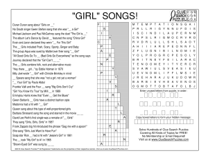 girl songs trivia quiz