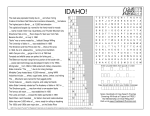 idaho trivia quiz
