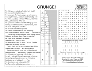 grunge trivia quiz