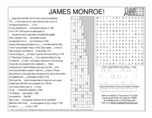 james monroe trivia quiz