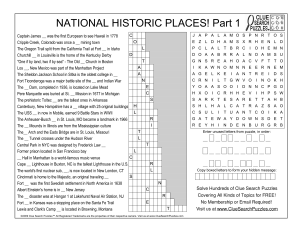 national historic places part1 trivia quiz