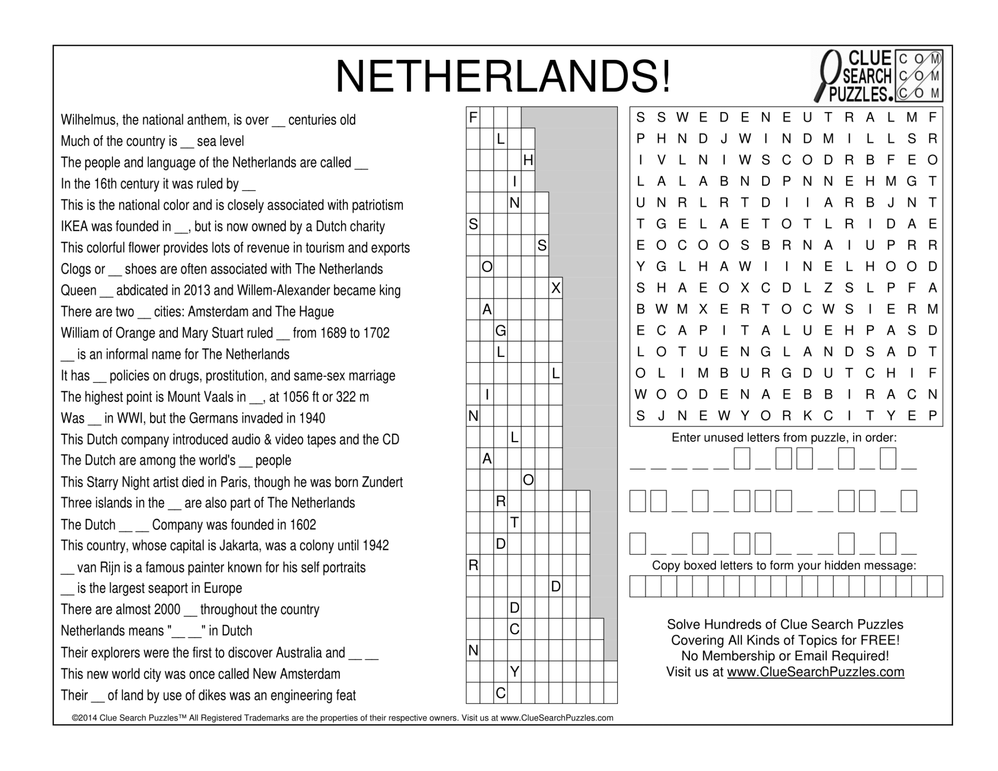 NETHERLANDS TRIVIA QUIZ