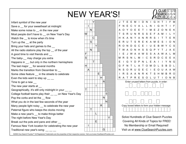 new years trivia quiz