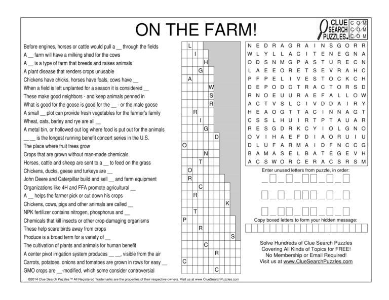 on the farm trivia quiz