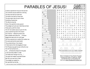 parables of Jesus trivia quiz