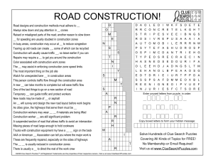 road construction trivia quiz