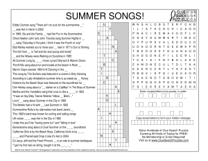 summer songs trivia quiz