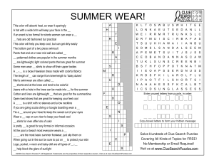 summer wear trivia quiz