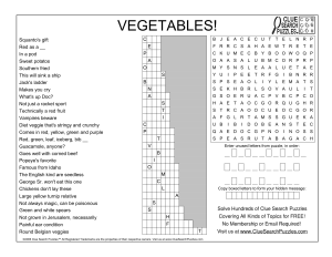 vegetables trivia quiz