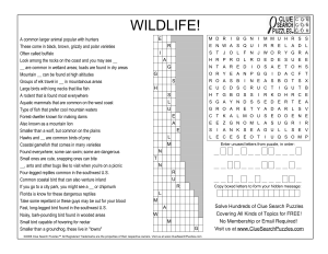 wildlife trivia quiz