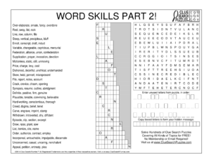 word skills part 2 trivia quiz