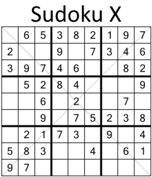 Sudoku X eBook Cover