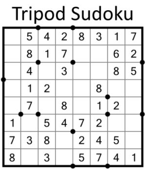 Tripod Sudoku eBook Cover
