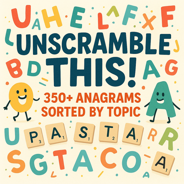 anagram quiz