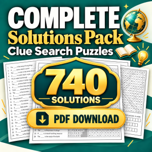 Complete Solutions Pack — downloadable puzzle answer keys