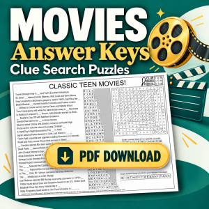 Movies Package — downloadable puzzle answer keys