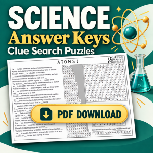 Science Package — downloadable puzzle answer keys