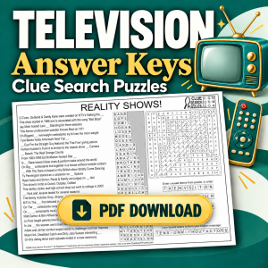 Television Package — downloadable puzzle answer keys